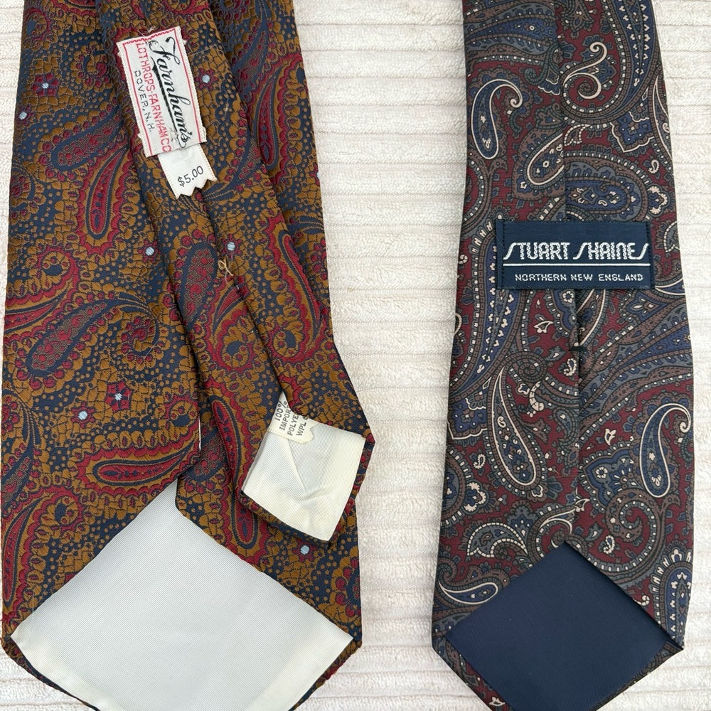 Vintage (2) Dover, NH ties